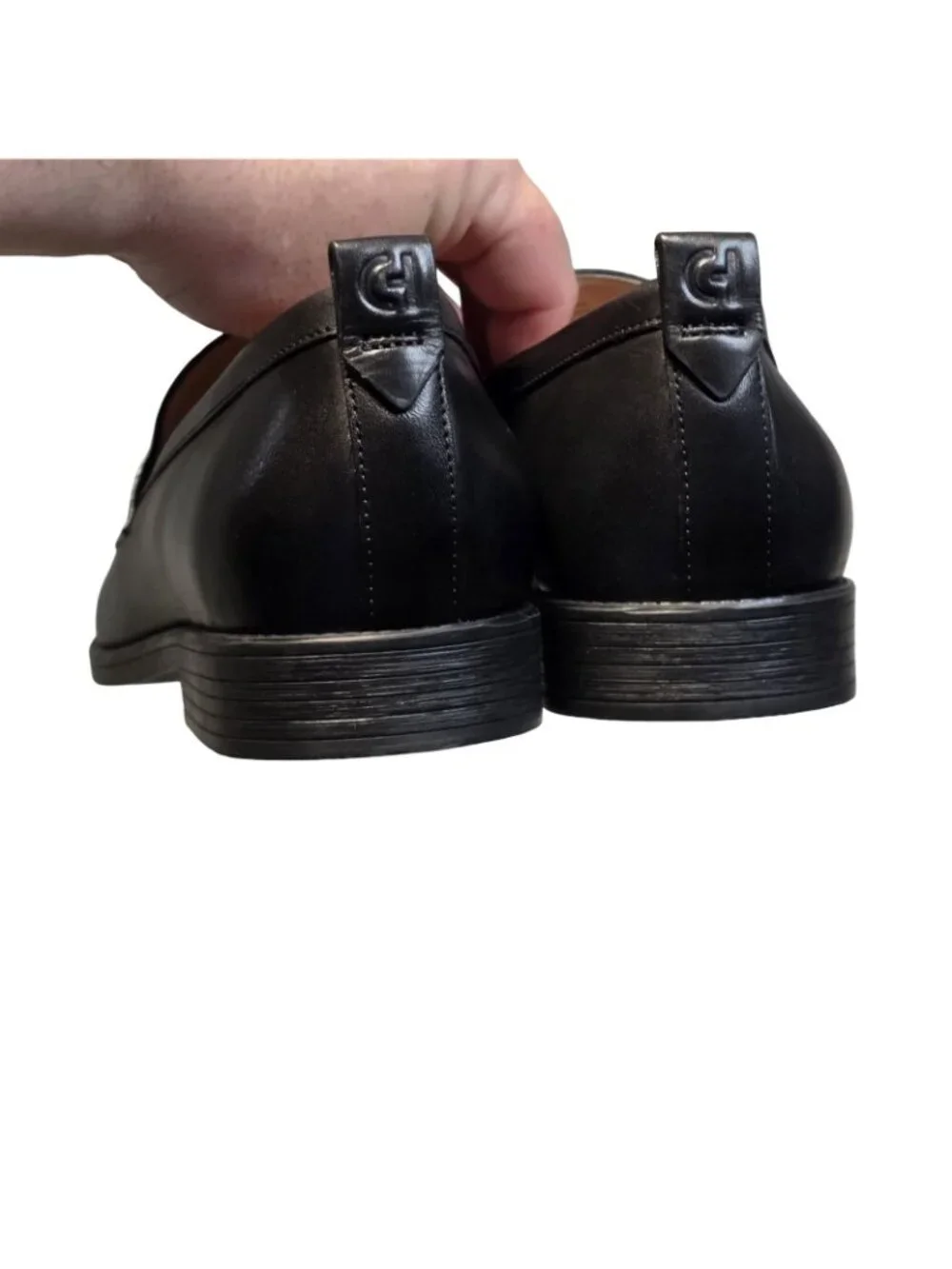 Women's - Cole Haan Black Leather Stassi Loafer, Size 10C - Picture 7 of 7
